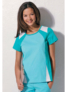6222 Sporty Tri-tone Top