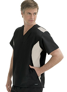 7485 Men’s Zip Pocket Scrub Top